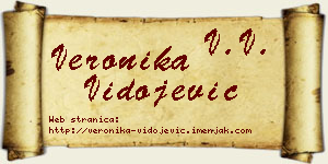 Veronika Vidojević vizit kartica